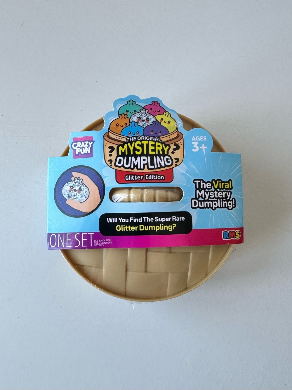 1x RMS squishy viral mystery dumpling -Glitter Dumpling -NEW RELEASE